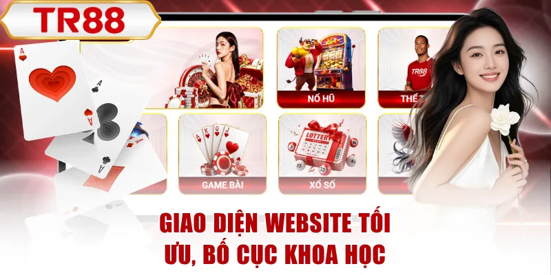 Giao diện website tối ưu, bố cục khoa học